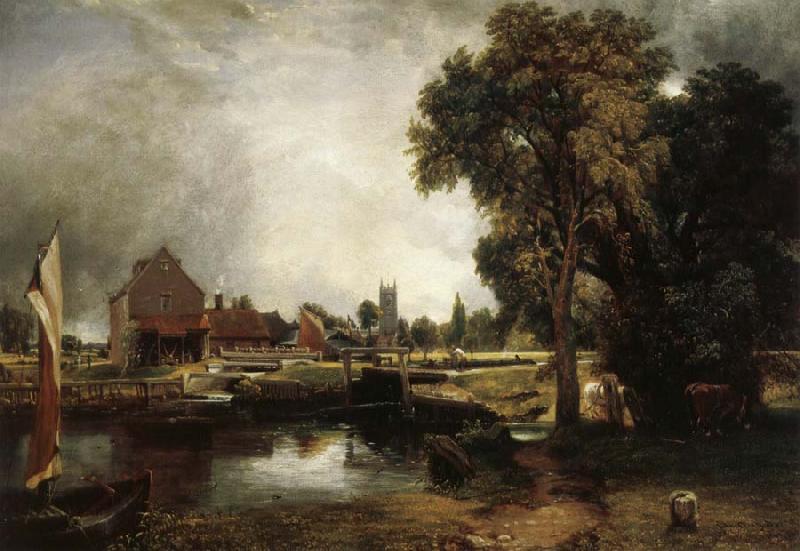 John Constable Dedham Lock and Mill